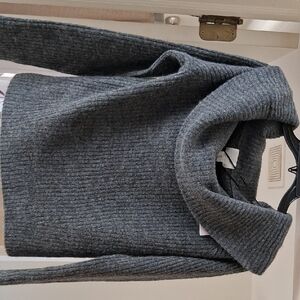 H&M Cozy Gray Cowl Neck Sweater